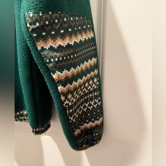 The North Face 95 Unisex Printed Night Green Denali Jacket - Picture 6 of 7